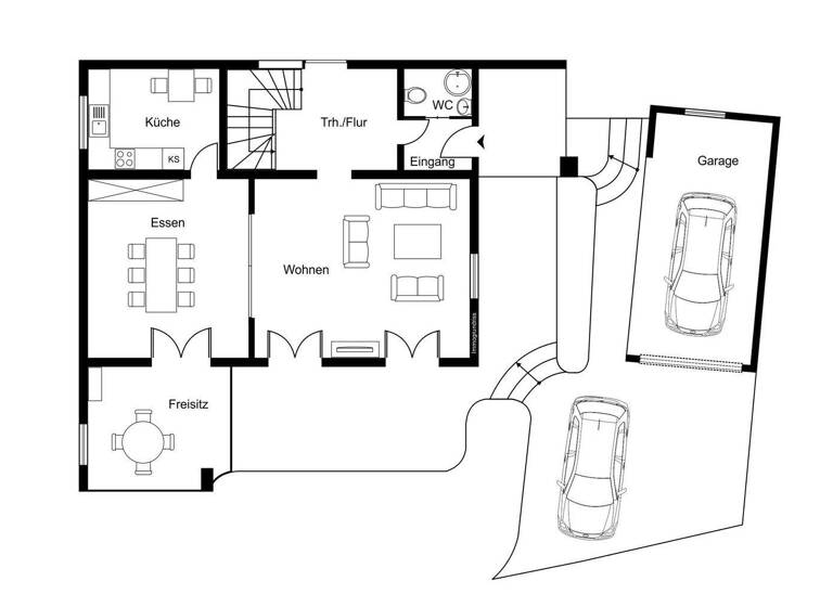Villa zum Kauf 5 Zimmer 151 m² 445 m² Grundstück frei ab sofort Bruckmühl 83052