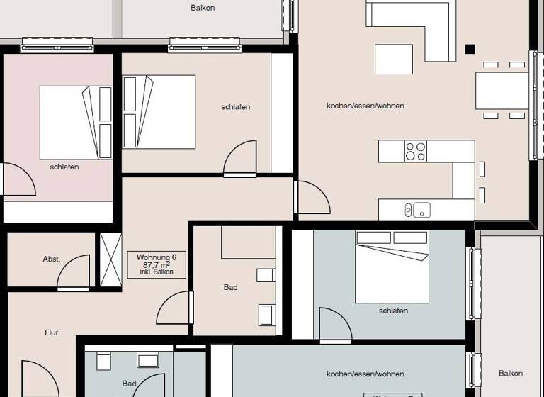 Wohnung zur Miete 835 € 2 Zimmer 87,8 m²<br/>Wohnfläche ab sofort<br/>Verfügbarkeit Schlitz Schlitz 36110