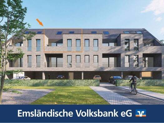 Maisonette zum Kauf - Erstbezug provisionsfrei 394.790 € 3 Zimmer 100,7 m² 2. Geschoss Lingen Lingen (Ems) 49808