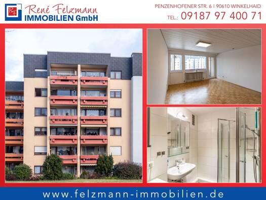Wohnung zur Miete 1.050 € 3 Zimmer 85 m² 4. Geschoss Wetzendorf Nürnberg 90425
