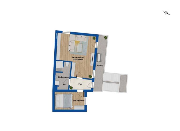 Wohnung zum Kauf 155.000 € 2 Zimmer 52 m² 2. Geschoss Hainholz Hannover 30165