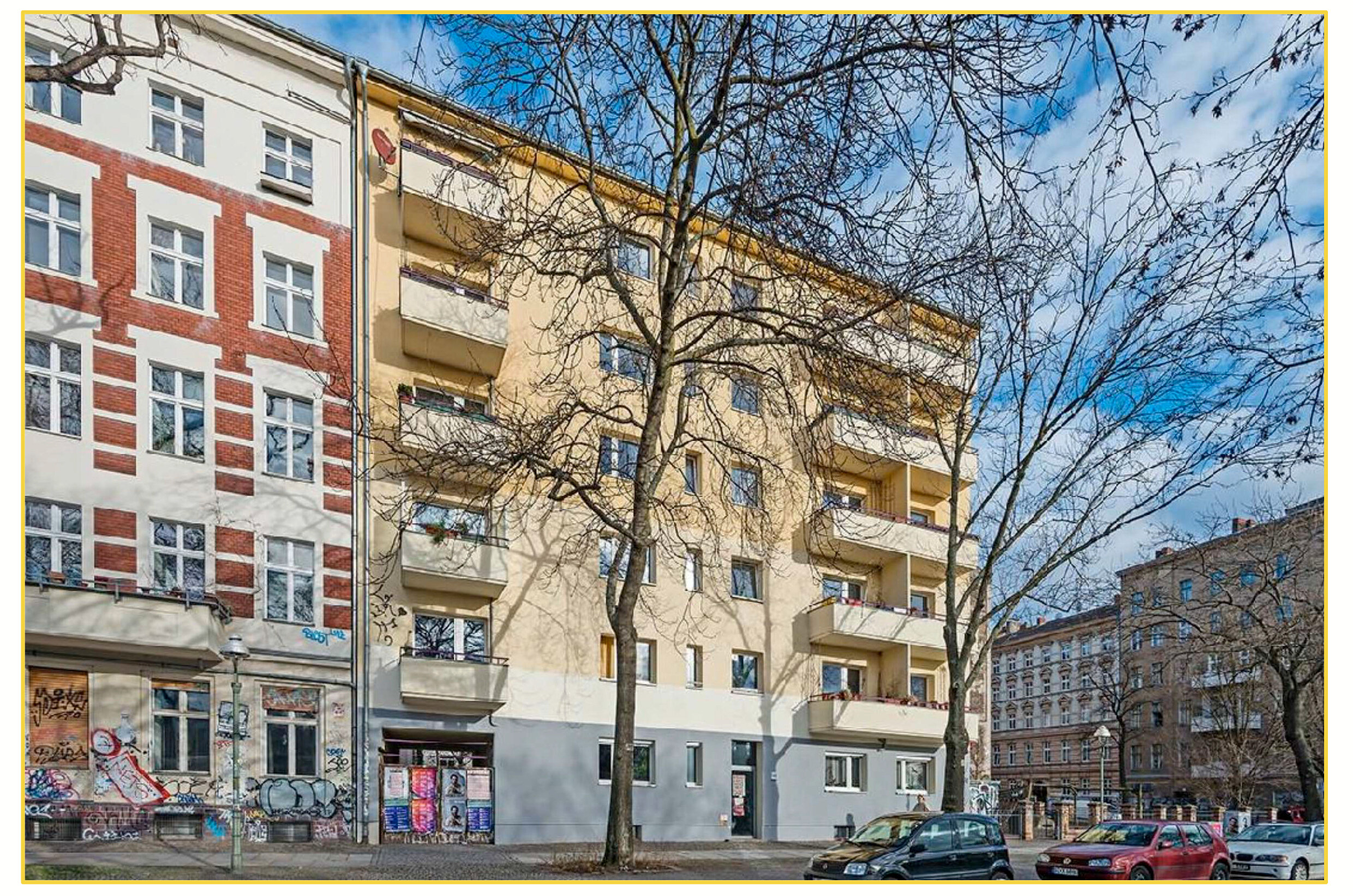 Wohnung zum Kauf 242.000 € 3 Zimmer 63,8 m²<br/>Wohnfläche 1.<br/>Geschoss Görlitzer Straße 49 Kreuzberg Berlin 10997