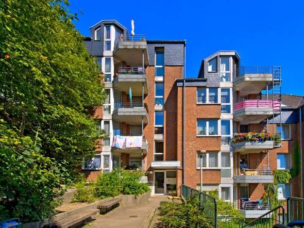 Wohnung zur Miete nur mit Wohnberechtigungsschein 332 € 2 Zimmer 57,6 m² EG Grünewalder Berg 60 Elberfeld Wuppertal 42105