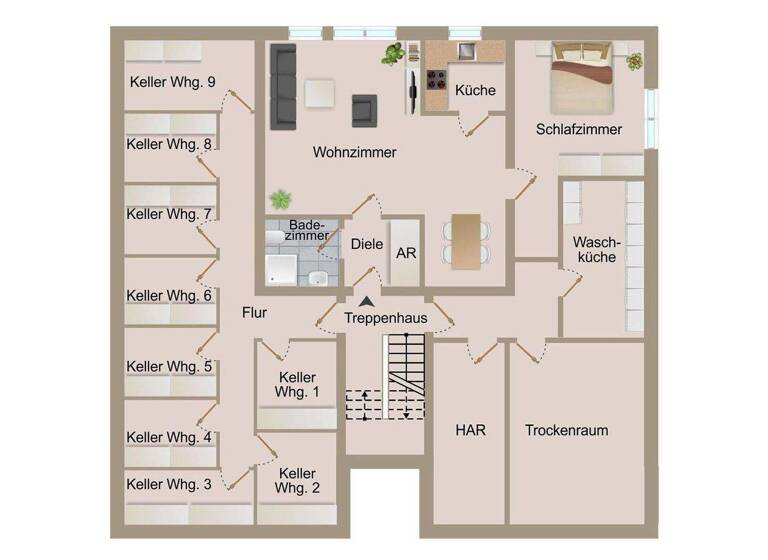 Mehrfamilienhaus zum Kauf 1.685.000 € 14 Zimmer 440,5 m² 804 m² Grundstück Fühlingen Köln 50769