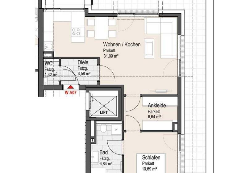 Wohnung zum Kauf 569.000 € 2 Zimmer 60,4 m² Mattsee 5163