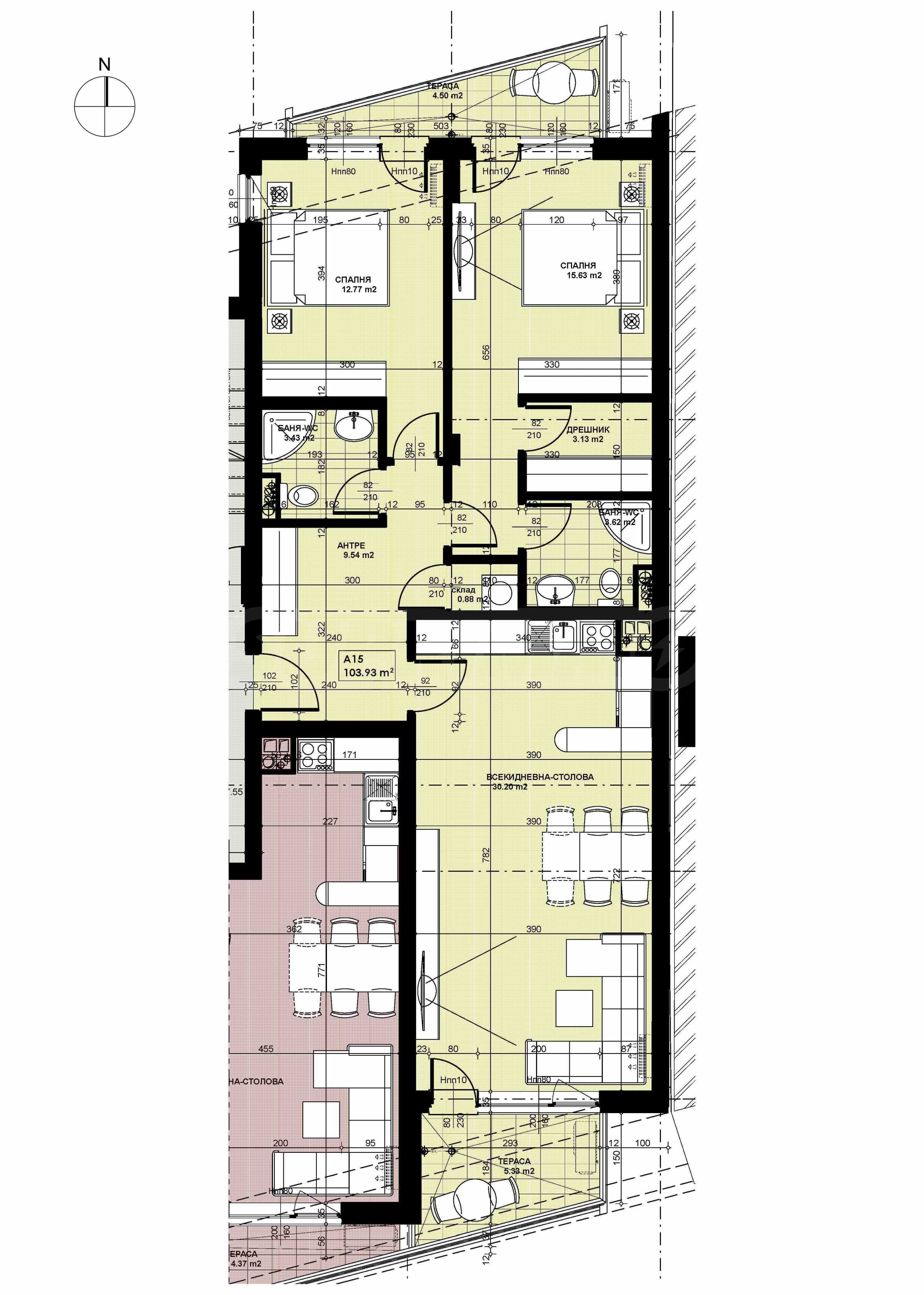 Studio zum Kauf 359.072 € 3 Zimmer 128,2 m²<br/>Wohnfläche Sofia