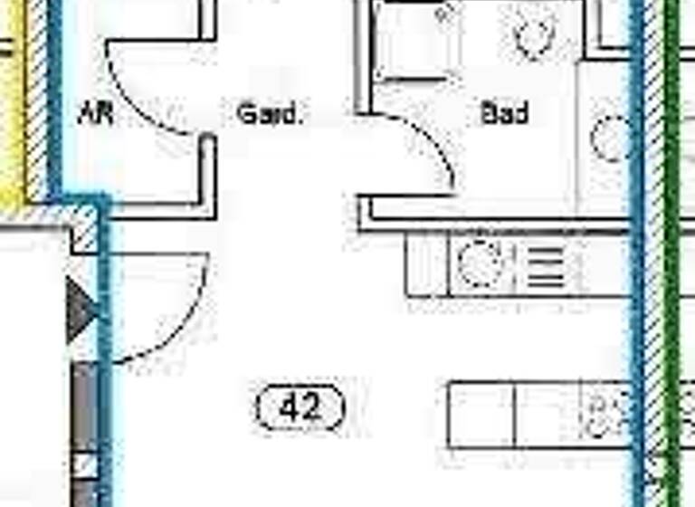 Wohnung zum Kauf 185.000 € 2 Zimmer 59,7 m² 4. Geschoss Innenstadt Fürth 90762