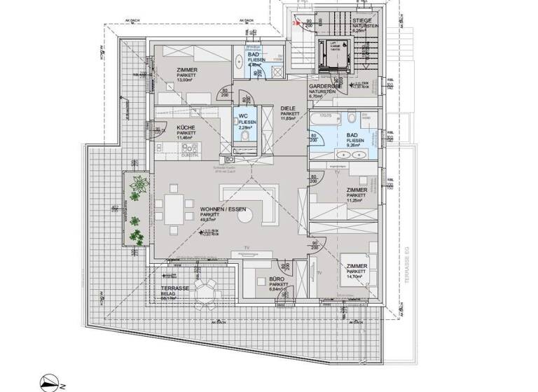 Penthouse zum Kauf - Erstbezug 1.750.000 € 5 Zimmer 150 m² Reifnitz 9081