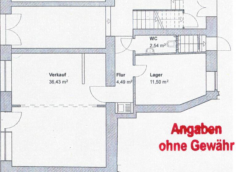 Büro-/Praxisfläche zur Miete 1.055 € 2 Zimmer 54 m²<br/>Bürofläche Kreuzberg Berlin 10965
