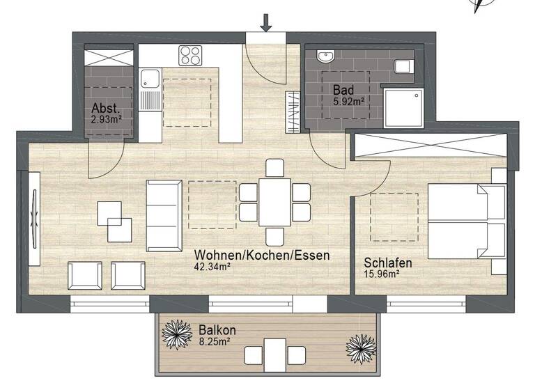 Wohnung zum Kauf - Erstbezug provisionsfrei 394.000 € 2,5 Zimmer 71,3 m² 1. Geschoss Steinhude Wunstorf 31515