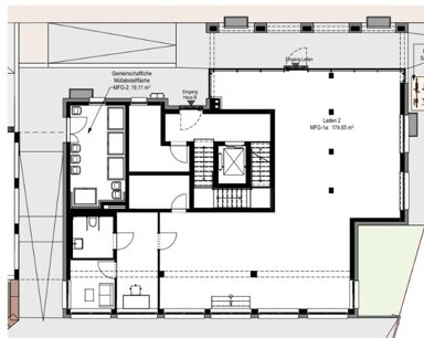 Ladenfläche zum Kauf provisionsfrei 174,7 m² Verkaufsfläche Sinzheimer Straße 9 Oos Baden-Baden 76532