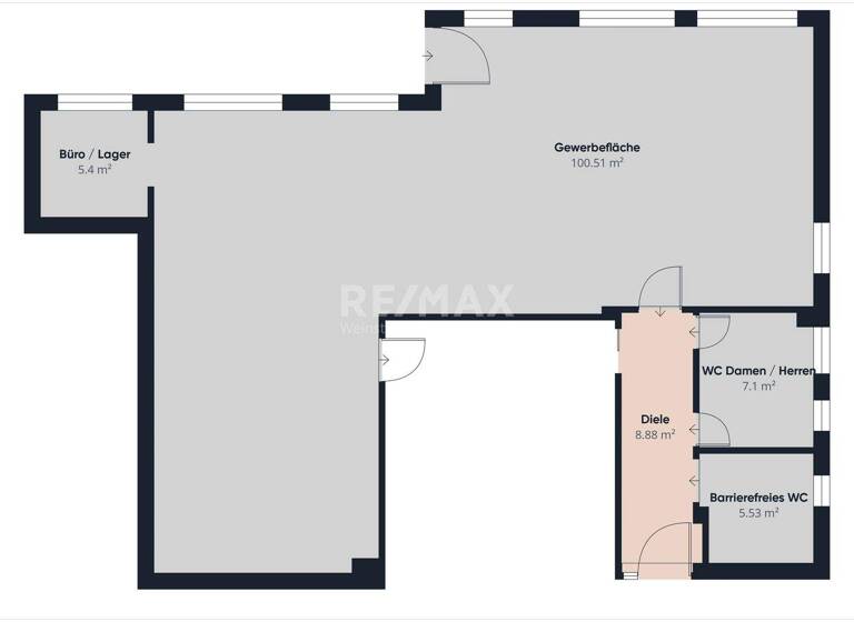 Praxisfläche zum Kauf - Erstbezug 330.000 € 125,4 m² Bürofläche Beinstein Waiblingen-Beinstein 71334