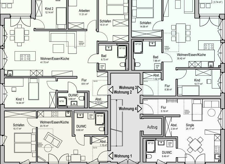 Wohnung zur Miete 1.190 € 5 Zimmer 120,5 m²<br/>Wohnfläche 2.<br/>Geschoss Ilshofen Ilshofen 74532