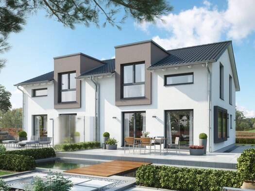 Doppelhaushälfte zum Kauf 799.015 € 5 Zimmer 121,6 m² 194 m² Grundstück Paradiesweg 1/3 Rüdern Esslingen am Neckar 73733