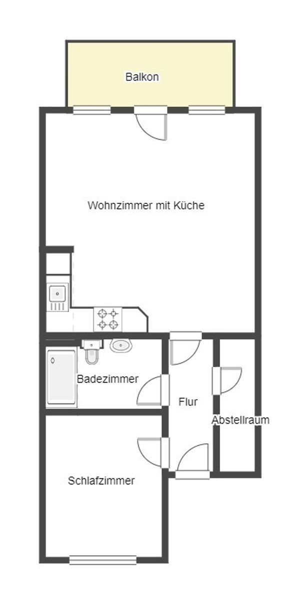 Wohnung zum Kauf 220.000 € 2 Zimmer 54,2 m²<br/>Wohnfläche EG<br/>Geschoss Sassnitz Sassnitz 18546