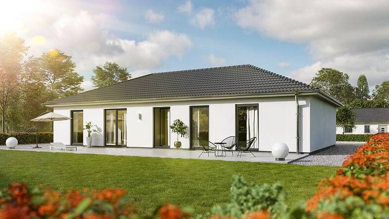 Bungalow zum Kauf - Neubau 354.980 € 6 Zimmer 130 m² 500 m² Grundstück Kranichborn Kranichborn 99195