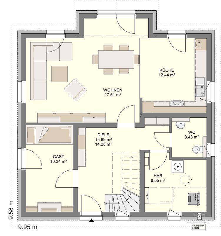 Immobilie in Ursberg - Grundstückserwerb und Neubau 5-Zimmer-Massivhaus - Bild 4