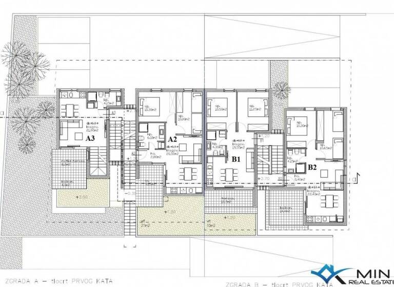 Wohnung zum Kauf 318.000 € 3 Zimmer 71 m² 1. Geschoss Centar, Luka, Finida