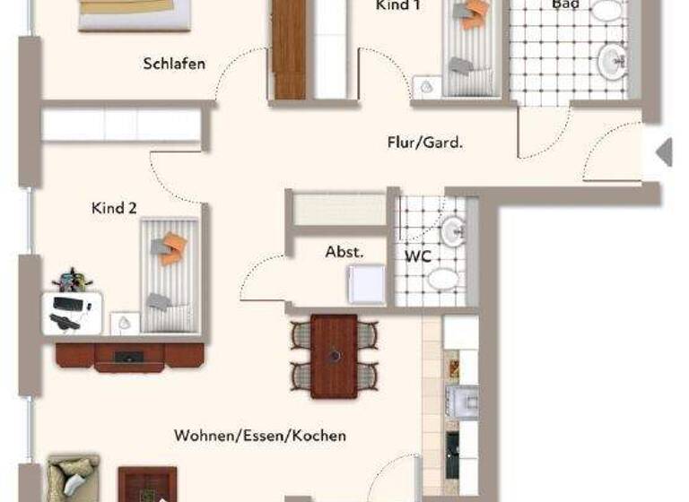 Wohnung zum Kauf - Erstbezug provisionsfrei 594.000 € 4 Zimmer 95 m² 1. Geschoss Westerham Feldkirchen-Westerham 83620