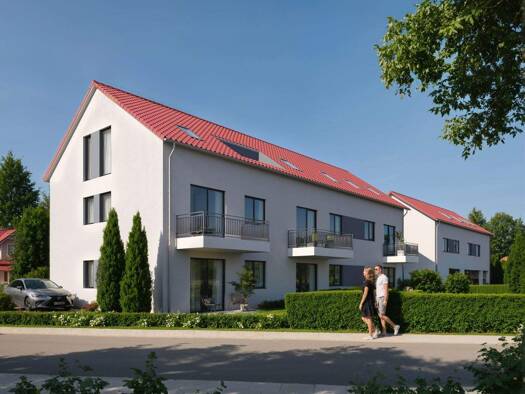 Wohnung zum Kauf - Erstbezug 406.000 € 3 Zimmer 74,5 m² 2. Geschoss Holzheim Neumarkt in der Oberpfalz / Holzheim 92318