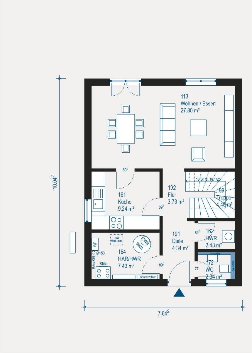 Immobilie in Steinmauern - Double 10 - Eleganz und Raumkomfort im Doppelhaus vereint - Bild 2