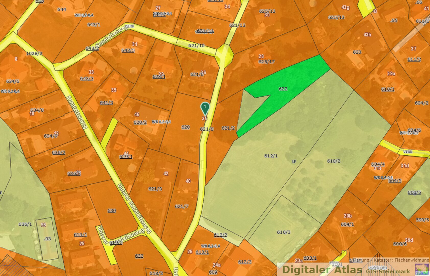 Grundstück zum Kauf 750.000 € 1.395 m²<br/>Grundstück Unterer Sonnleitenweg Seiersberg-Pirka 8054