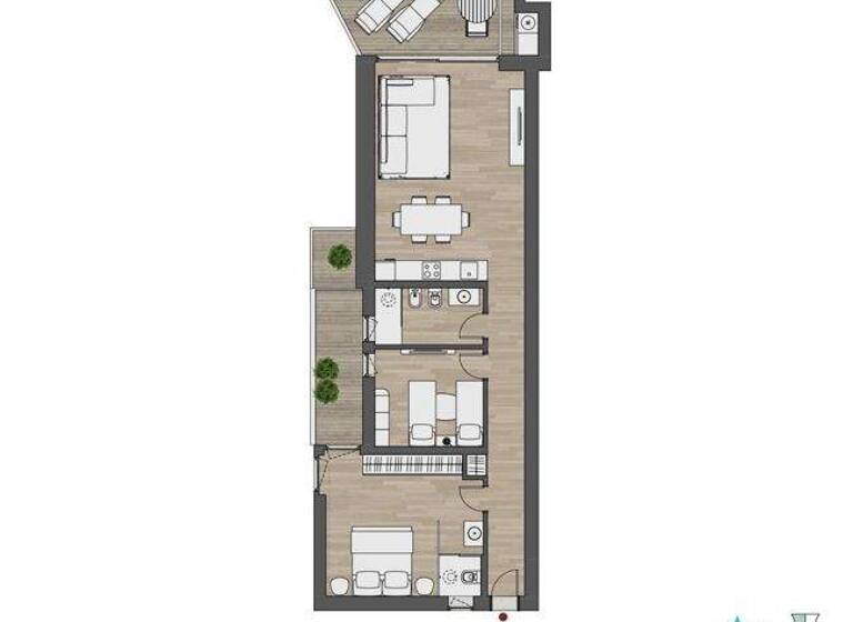Wohnung zum Kauf 670.000 € 3 Zimmer 91 m² Caorle 30021