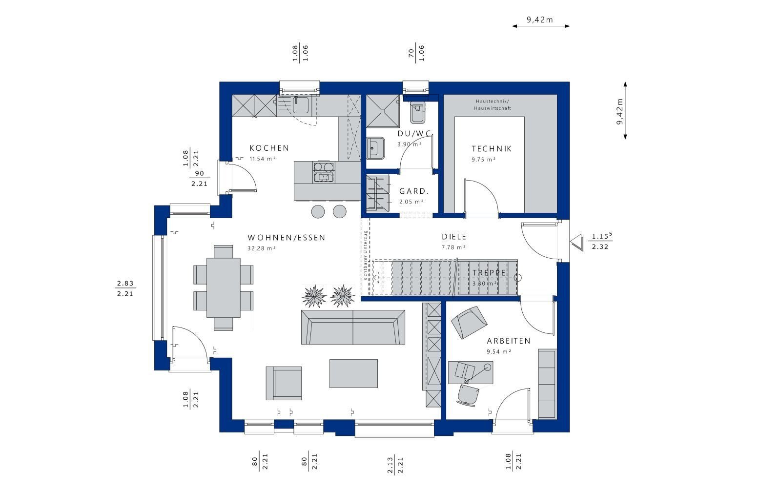 Haus zum Kauf 768.600 € 5 Zimmer 145 m²<br/>Wohnfläche 520 m²<br/>Grundstück Haan Haan 42781