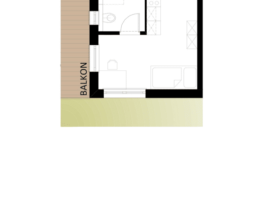 Terrassenwohnung zur Miete auf Zeit - Erstbezug 710 € 1 Zimmer 25 m² frei ab 01.01.2027 Habichtgasse 9 Friedrichshafen Friedrichshafen 88046