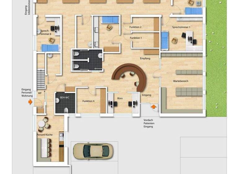 Bürogebäude zum Kauf als Kapitalanlage geeignet 1.298.000 € 18 Zimmer 542 m² 964 m² Grundstück Babenhausen 87727