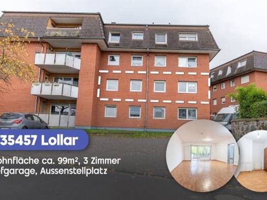 Wohnung zum Kauf 285.000 € 3 Zimmer 99,2 m² Paulusgarten 4 Lollar Lollar 35457