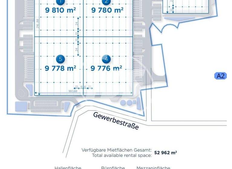 Lagerhalle zur Miete - Erstbezug provisionsfrei 4,75 € 11.175 m² Lagerfläche Gewerbestraße Theeßen Möckern 39291