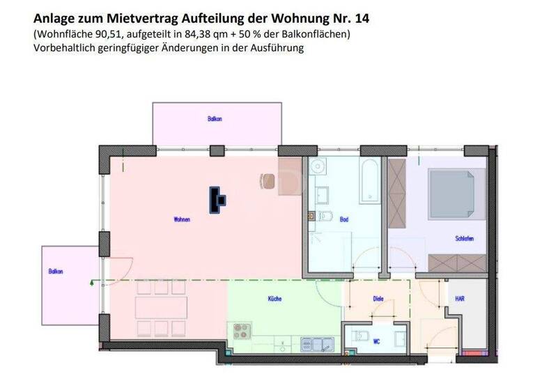 Wohnung zur Miete 1.933 € 2 Zimmer 90,5 m² 1. Geschoss Pankow Berlin 13189