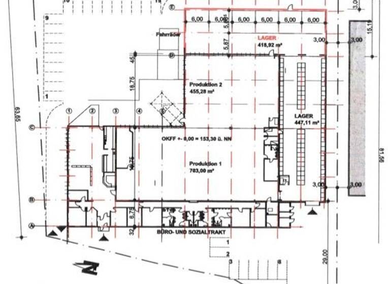 Produktionshalle zur Miete 8.950 € 2.265 m² Lagerfläche Neheim-Hüsten Arnsberg 59757