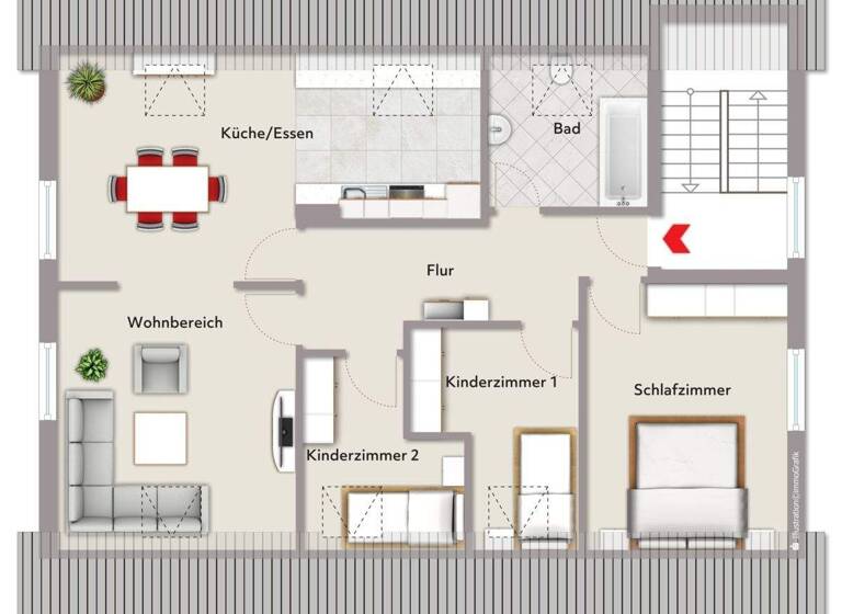 Wohnung zum Kauf provisionsfrei 269.000 € 4 Zimmer 85,8 m² Blankenloch Stutensee / Blankenloch 76297