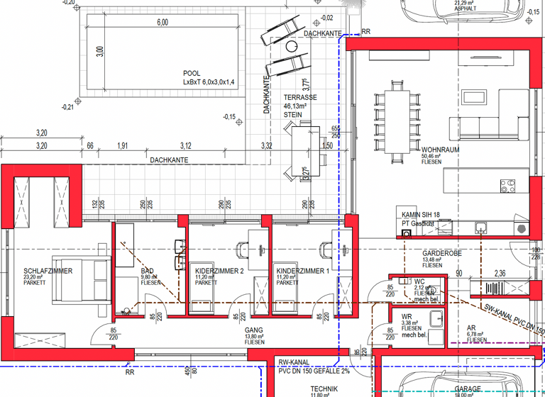 Bungalow zum Kauf 890.000 € 4 Zimmer 145,4 m² 649 m² Grundstück Bergern 4616