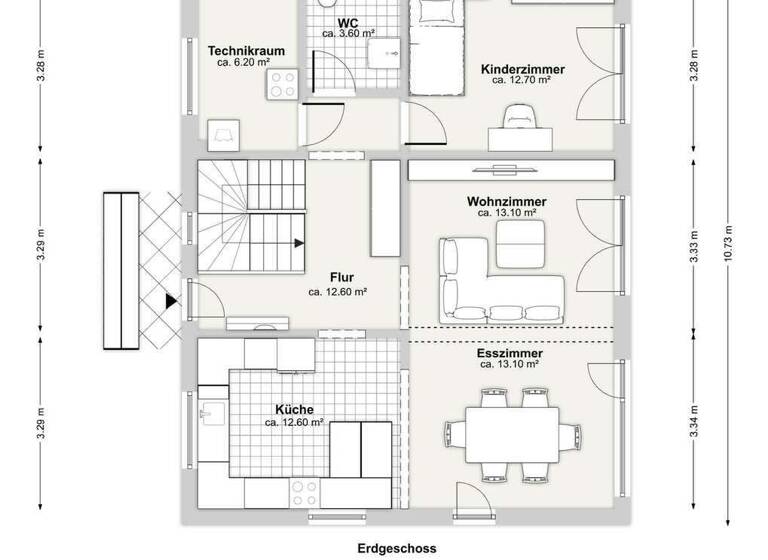 Einfamilienhaus zum Kauf 359.900 € 5 Zimmer 145 m² 1.000 m² Grundstück Badow 19209