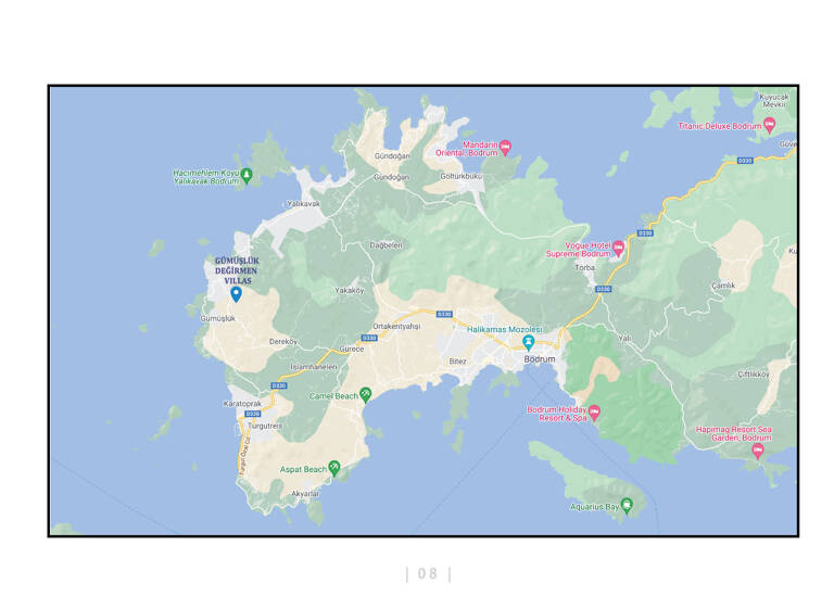 Villa zum Kauf provisionsfrei 2.200.000 € 7 Zimmer 343 m² 1.350 m² Grundstück Gümüslük 48970