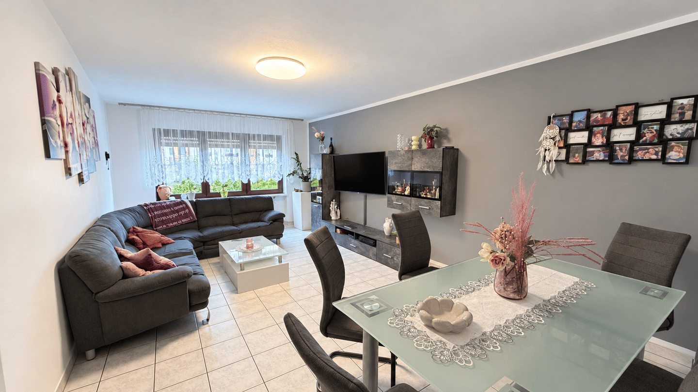 Wohnbereich einer 4-Zimmer-Wohnung in Wehr