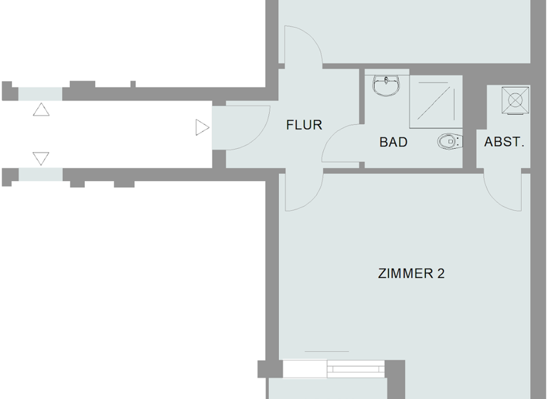 Wohnung zur Miete 1.032 € 2 Zimmer 64,5 m² 1. Geschoss frei ab sofort Riensberger Str. 4 Riensberg Bremen 28213