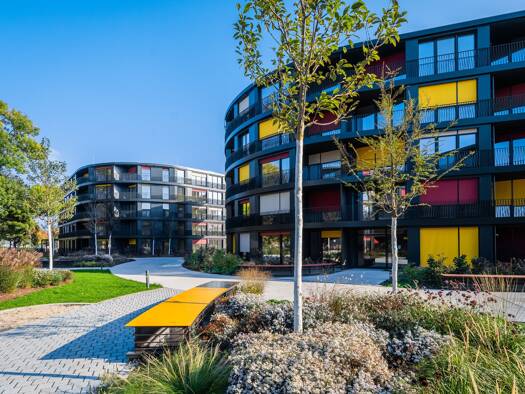 Wohnung zum Kauf - Erstbezug provisionsfrei als Kapitalanlage geeignet 510.900 € 3 Zimmer 93,4 m² Alexander-Puschkin-Platz 1 Leipziger Vorstadt Ortsamtsbereich Neustadt 01097