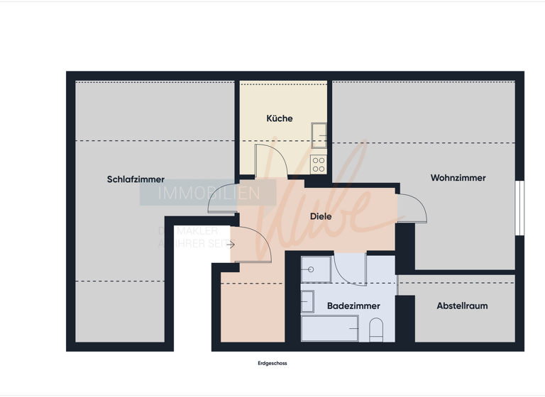 Wohnung zum Kauf 159.000 € 2 Zimmer 65 m² 2. Geschoss Schwand Schwanstetten 90596