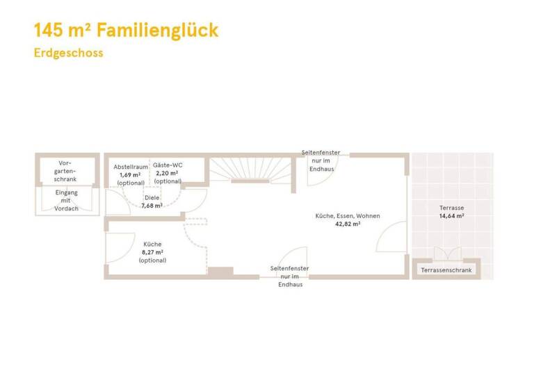 Reihenhaus zum Kauf provisionsfrei 595.000 € 5 Zimmer 145 m² 232 m² Grundstück Neckarsteinach 69239