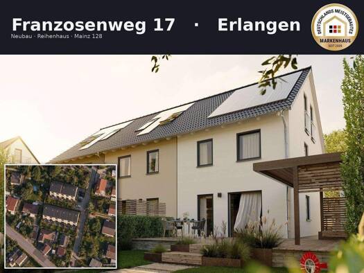 Reihenmittelhaus zum Kauf provisionsfrei 573.515 € 6 Zimmer 149 m² 176 m² Grundstück Franzosenweg 17 Tennenlohe Erlangen 91058