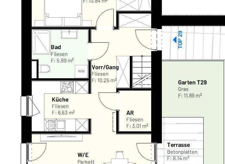 Wohnung zum Kauf - Erstbezug provisionsfrei 456.668 € 4 Zimmer 84,8 m² Steyr 4400