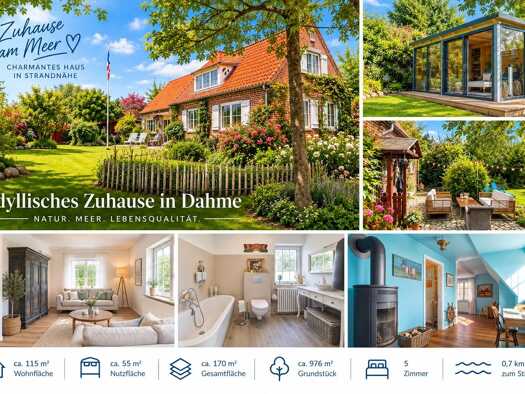 Einfamilienhaus zum Kauf 695.000 € 5 Zimmer 115 m² 976 m² Grundstück Dahme Dahme 23747