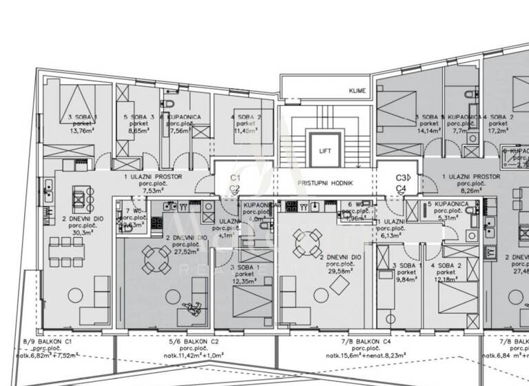 Wohnung zum Kauf 390.000 € 4 Zimmer 93 m² 2. Geschoss Primosten Primosten