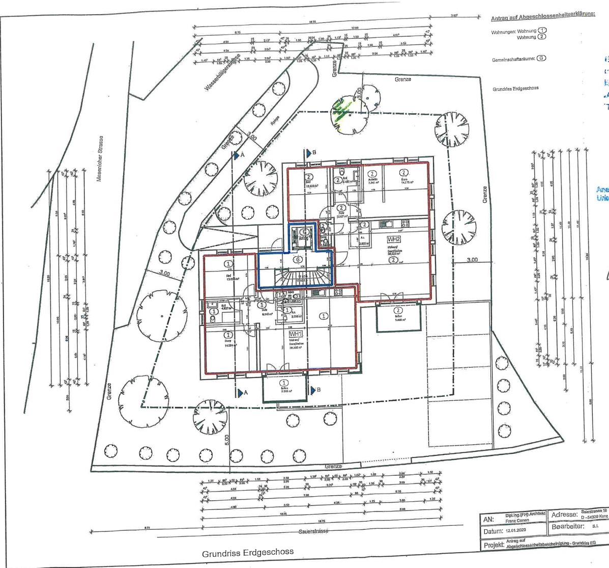 Wohnung zum Kauf 410.550 € 3 Zimmer 82,1 m²<br/>Wohnfläche ab sofort<br/>Verfügbarkeit Langsur Langsur 54308