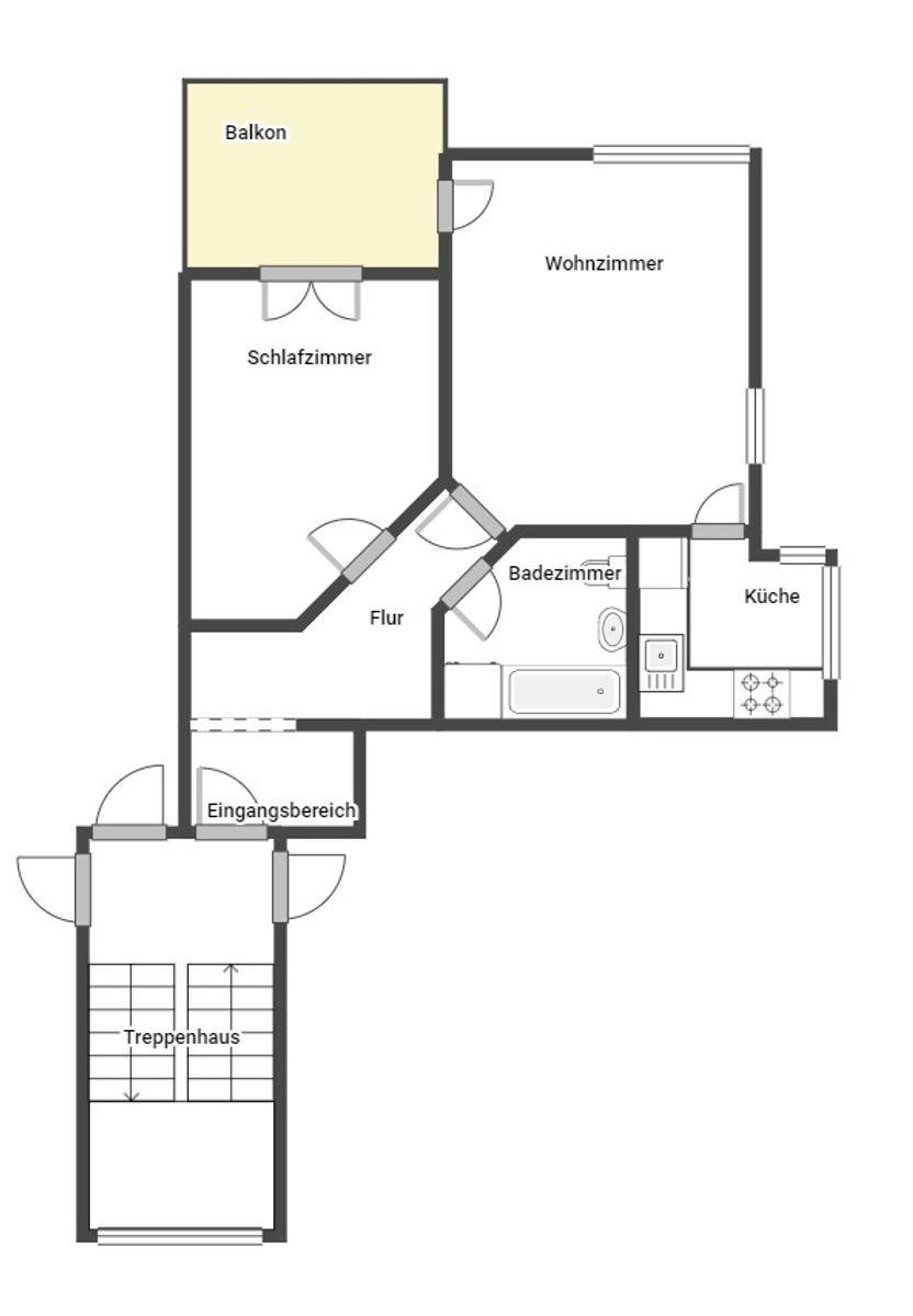 Wohnung zum Kauf 155.000 € 2 Zimmer 57 m²<br/>Wohnfläche 1.<br/>Geschoss Friedenstal Bernau bei Berlin 16321