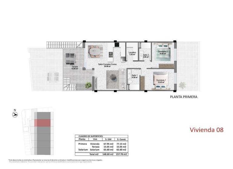 Bungalow zum Kauf provisionsfrei 319.900 € 3 Zimmer 77 m² 80 m² Grundstück Calle Calle Paz Pilar de la Horadada 03190